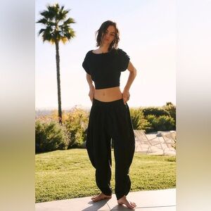 New! FREE PEOPLE Feelin' Free Black bottom Size XLarge